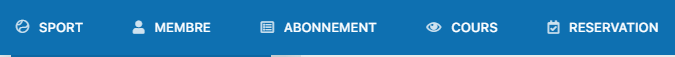 Sélection de OUI pour le module des cours