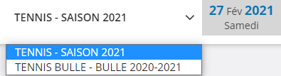 Sélection du sport